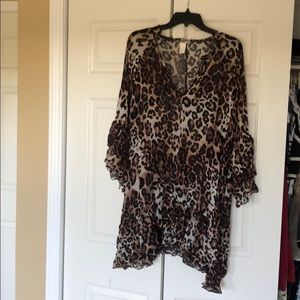 Leopard cover up H&M